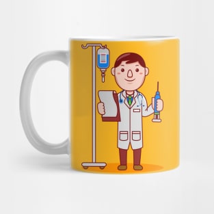 Cute Doctor Cartoon Mug